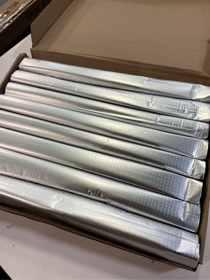Condition photo showing Good Condition for 8 Pack Pipe Insulation Foam Tube, 3/4'' Self Adhesive Pre Slit Foam Pipe Covers Polyethylene with Aluminum Foil for Spigot, Winter Outside Pipes, Sprinkler, Water Heater Pipes Freeze Protection