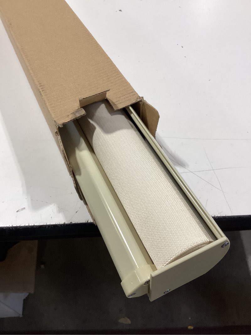 Condition photo showing Good Condition for chrisdowa cordless zebra blinds for windows, dual layer free-stop light filtering window roller shades, pull down privacy zebra shades for home, office, bedroom, door (32" w x 72" h, beige) 32"w x 72"h beige