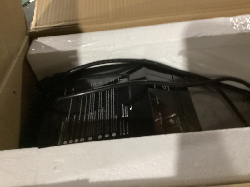 Condition photo showing New/Like New for Aeitto Nugget Ice Maker Countertop, 55lbs/Day, Rapid Ice Release in 5 Mins, Large Capacity Chewable Ice Maker, Self-Cleaning with Stainless Steel Housing Ice Machine for Home Office and Party, Black Black 55lbs