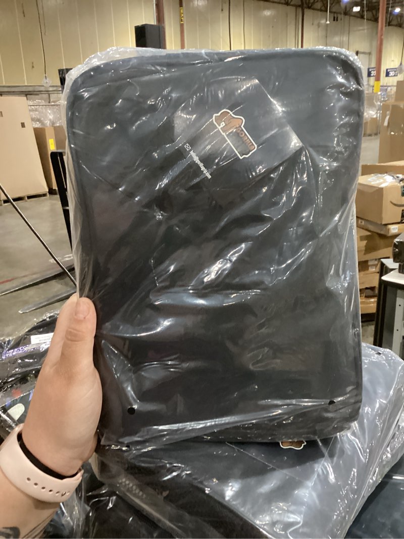 Condition photo showing New/Like New for GORILLA GRIP Insulated Lunch Box Bag for Women Men,15L, Leakproof XL Reusable Soft Cooler Bags, Multiple Compartments, Mesh Pockets and Adjustable Strap, Food Tote Keeps Drinks Cold, 13x9, Black 15L Black