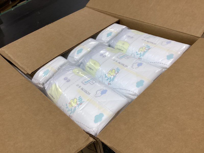 Condition photo showing New/Like New for pampers swaddlers diapers, size 3 (13-26 lbs), 168 count, absorbent, keeps baby dry and comfortable, skin safe disposable baby diaper size 3 168