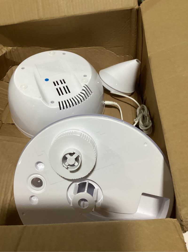Condition photo showing Good Condition for crane ultrasonic cool mist humidifier for bedroom, baby nursery, kids room, plants, or office, large 1 gallon tank, filter optional, white white 1 gallon