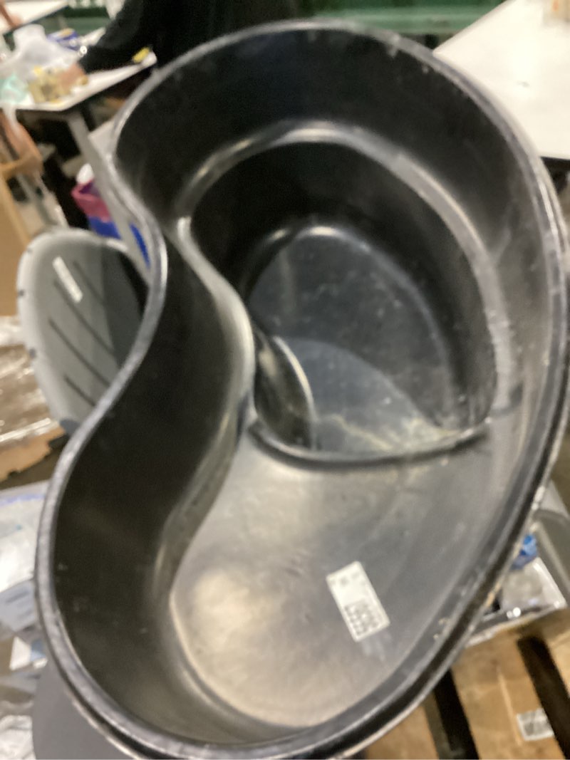 Condition photo showing Good Condition for maccourt 4.75-ft l x 2.5-ft w black high density polyethylene pond liner (50-gallon) as is