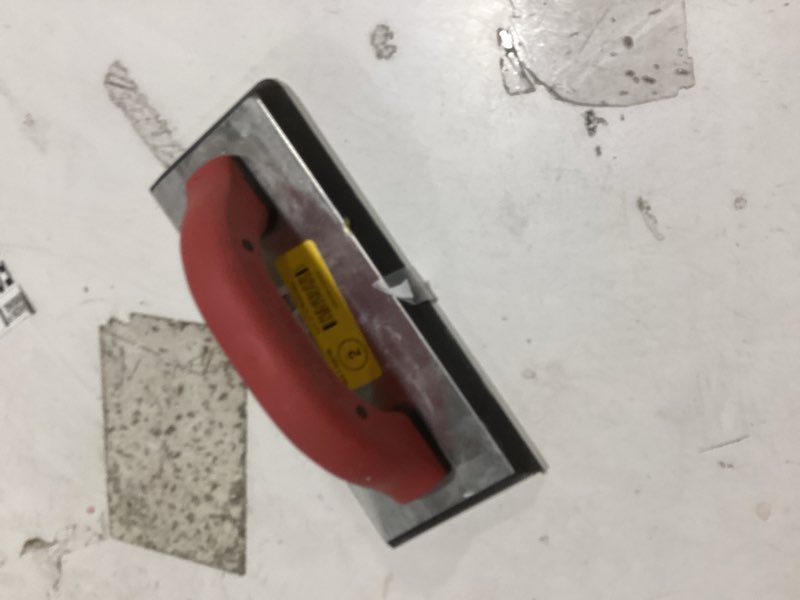 Condition photo showing Good Condition for qlt by marshalltown rubber gum 9-in x 4-in grout float flooring float