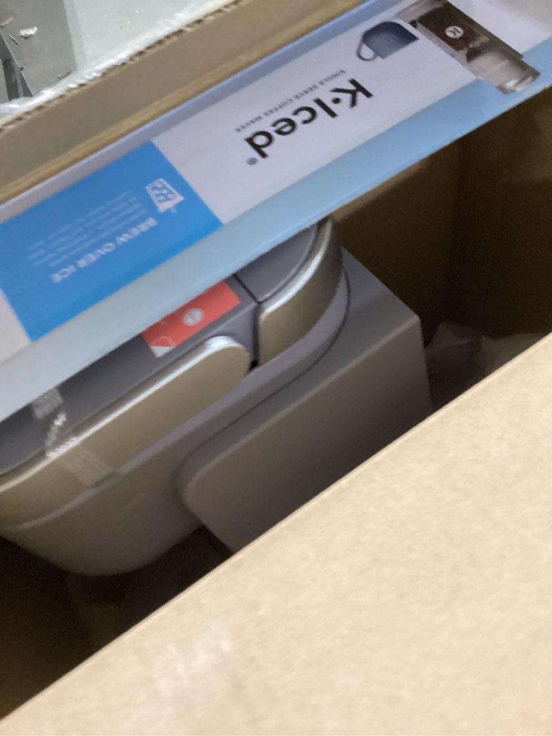 Condition photo showing Good Condition for Keurig K-Iced Coffee Maker, Single Serve K-Cup Pod Iced Coffee Maker, With Hot and Cold Coffee Capabilities, Brews Any K-Cup Pod, Gray