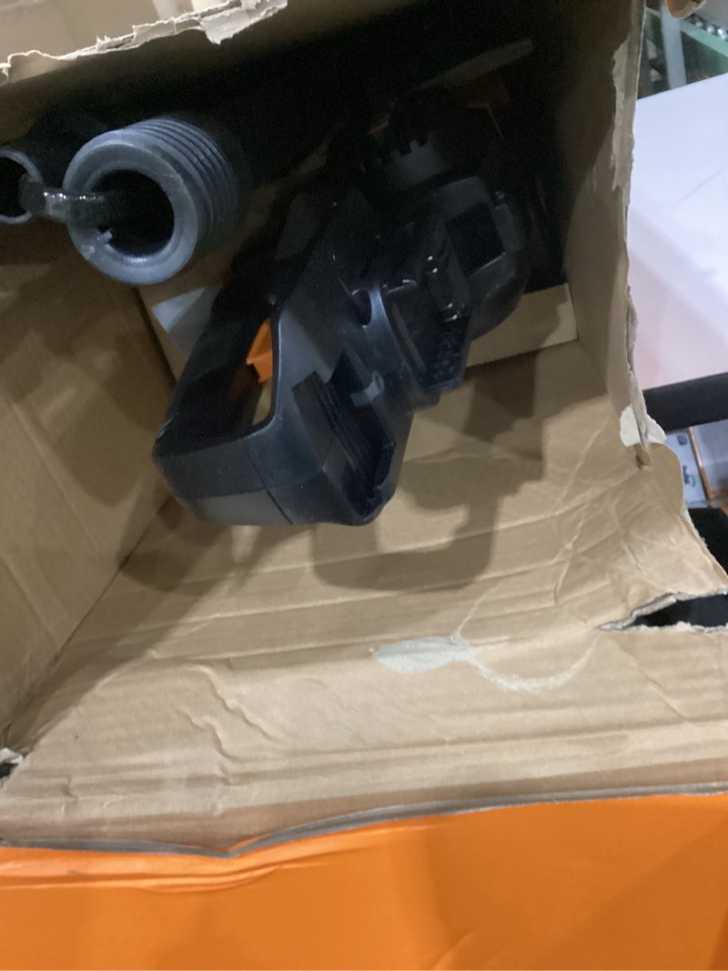 Condition photo showing As Is for not tested worx wg323 20v power share 10\" cordless pole/chain saw with auto-tension (battery & charger included) 20v 10'' cordless pole saw