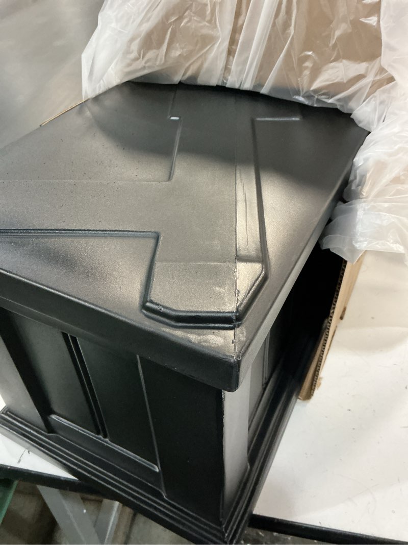Condition photo showing Good Condition for mayne cape cod 24  x 11  x 11  rectangle black self-watering polyethylene planter