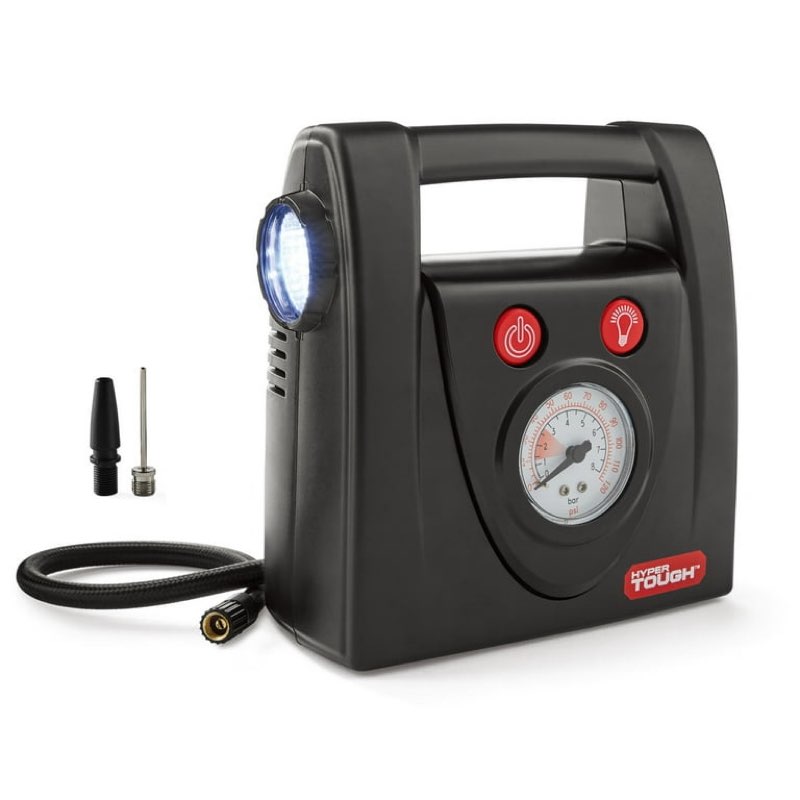 hyper tough dc12v standard tire inflator & tire pump