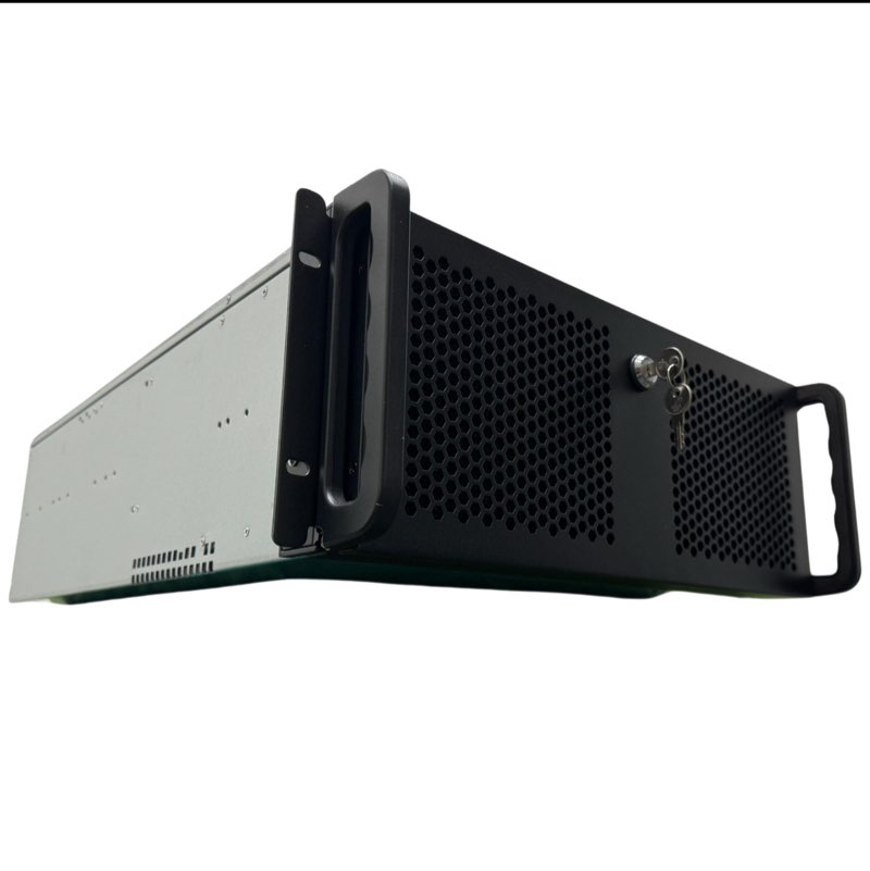4U Server Chassis, Rackmount Server Case, 15x 3.5 HDD Bays, Support ATX/CEB Motherboard; Fans: Front 3X 120mm & Rear 2X 80mm; Front Panel Lock, Size: 1