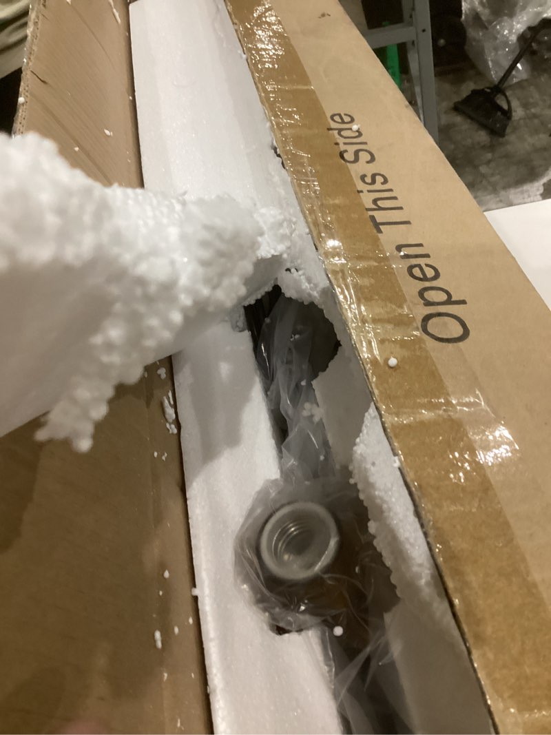 Modern linear chandeliers for dining room,7 Lights Glass Globe sputnik ceiling light fixture 41" Mid Century black and gold chandelier (Large Long Pendant Hanging Lighting for Kitchen Island) 7-light