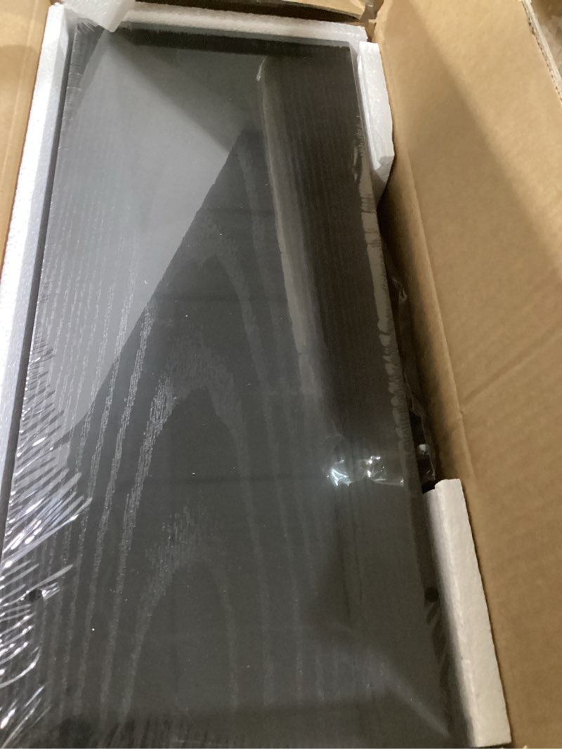 Condition photo showing Good Condition for bayka floating shelves for wall, wall mounted rustic wood shelves for bathroom, bedroom, living room, kitchen, hanging shelf for books/storage/room decor with 22lbs capacity (black, set of 3, 15.7in) a. black - universal classic style 3 15.7inches