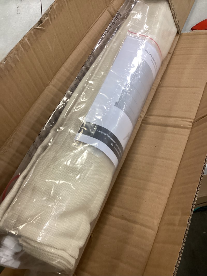 Condition photo showing New/Like New for LazBlinds No Drill Roman Shades for Windows, Cordless Light Filtering Window Shades with UV Protection, Polyester Fabric for Bedroom & Living Room, 20" W x 64" H, Cream Light Filtering - Cream 20"W x 64"H