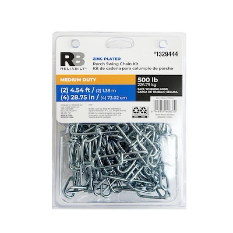 reliabilt 14.0-ft x weldless zinc plated steel chain (by-the-roll)