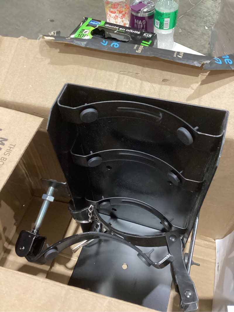 Condition photo showing Good Condition for 10 lb heavy duty fire extinguisher bracket, fire extinguisher mount st12 steel, fit 10 lb dry/5 lb co2 extinguisher for school vehicle boat truck replace amerex 809, 3-yr service 1 pcs black 10 lb