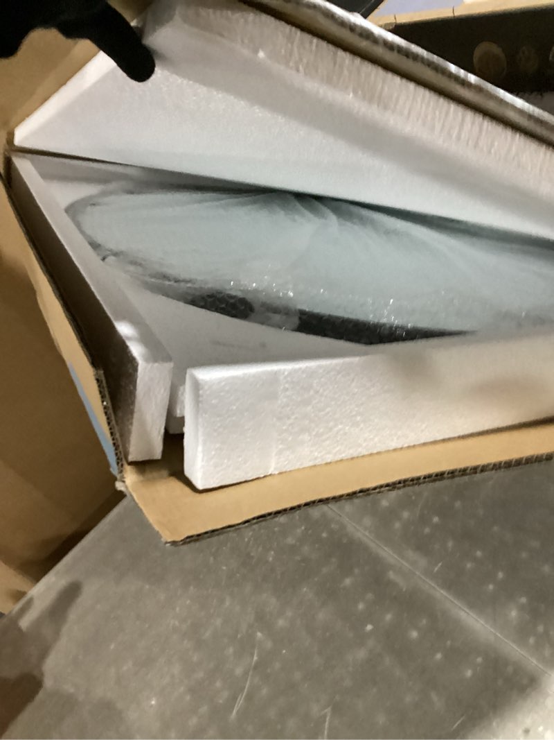 Condition photo showing Good Condition for 24 inch Round Bathroom Mirror, Wall Mounted Circle Mirror with Black Metal Deep Frame for Living Room, Hallway, Entryway as Wall Decor, Hanging or Leaning 24"L x 24"W Black