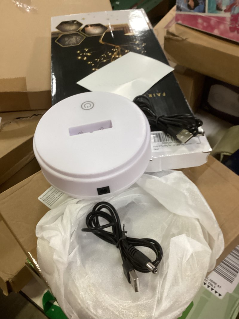 Condition photo showing New/Like New for Twinkling Tree Fairy Light Spirit Tree Lamp Bonsai Tree Light, Fairy Light Tree, Cute Room Decor Aesthetic Decor, Night Light Lamp, Twinkle Tree, (Silver Branches 108 LED) Fairy Silver