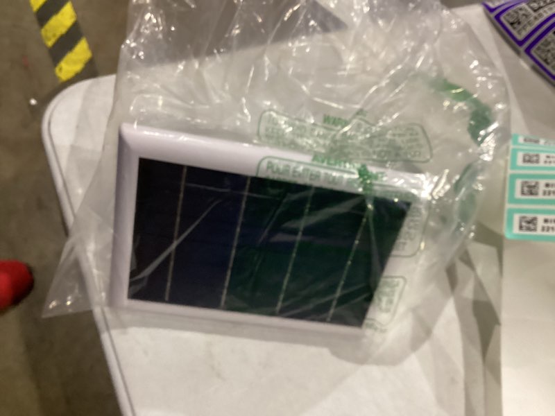 Condition photo showing Good Condition for Wasserstein Solar Panel Compatible with Ring Spotlight Cam/Plus/Pro Battery, Stick Up Cam/Pro & Outdoor Cam Plus Battery - Continuous Power for Ring Surveillance Camera (1-Pack, White) 1 Pack White