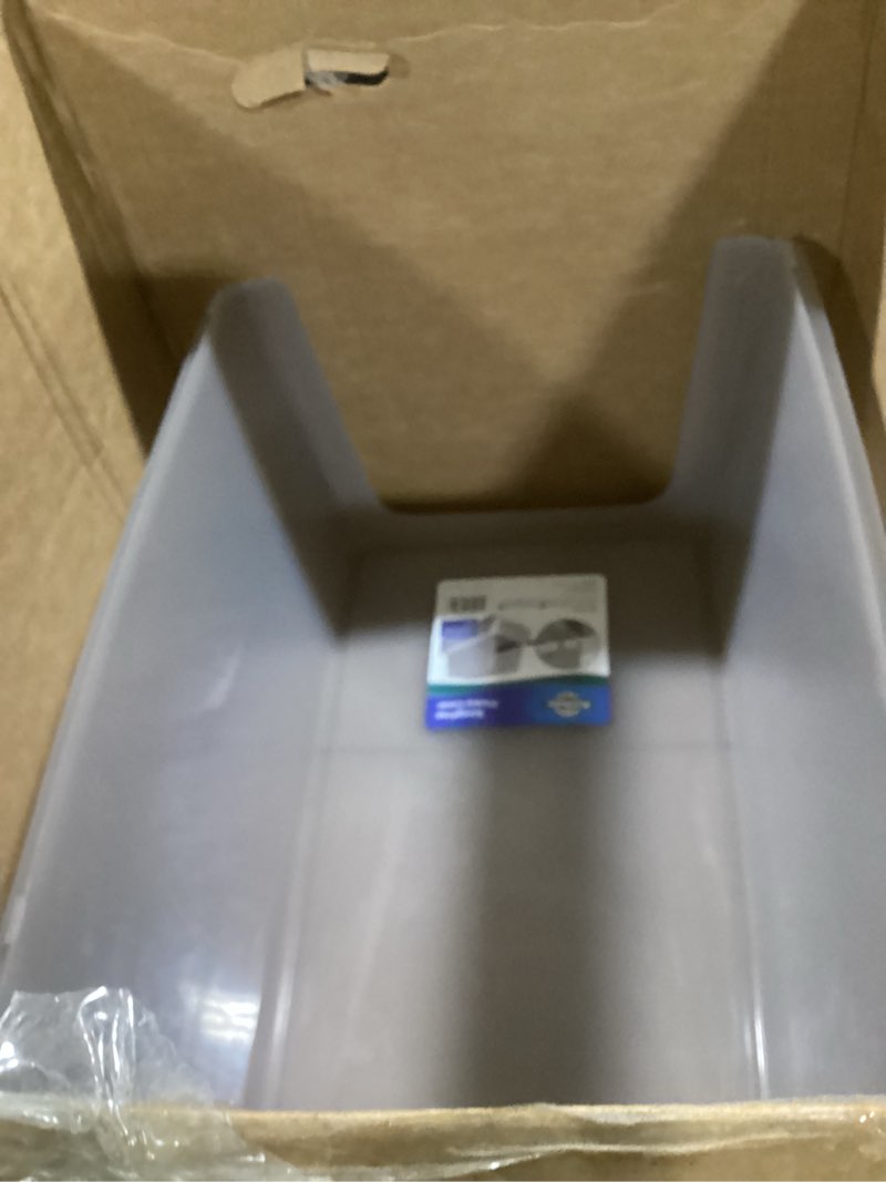 Condition photo showing As Is for (incomplete) petsafe scoopfree self-cleaning litter box privacy hood works with scoopfree pro legacy & smart self-cleaning cat litter box, perfect for shy or skittish cats