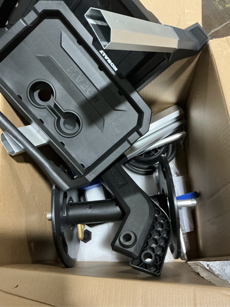 Condition photo showing Good Condition for possibly incomplete kobalt aluminum 200-ft cart hose reel
