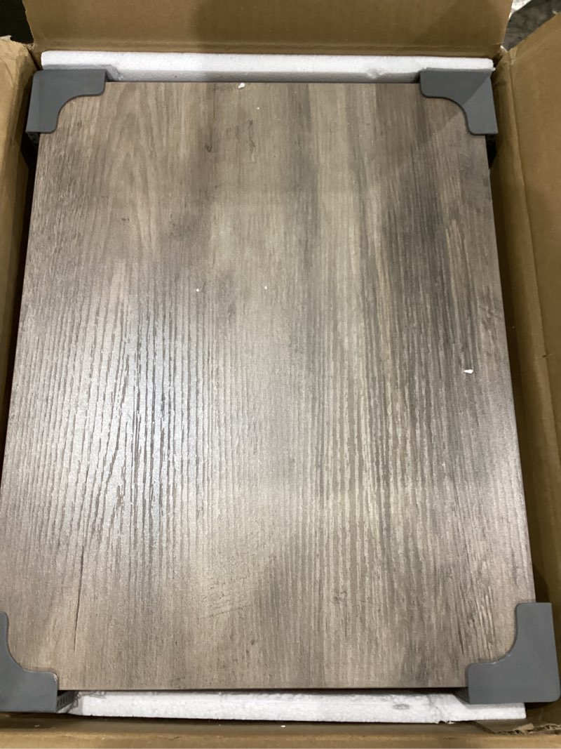 Condition photo showing As Is for VASAGLE Side Tables Set of 2, Small End Table, Nightstand for Living Room, Bedroom, Office, Bathroom, Greige and Black ULET272B02 2 Greige + Black
