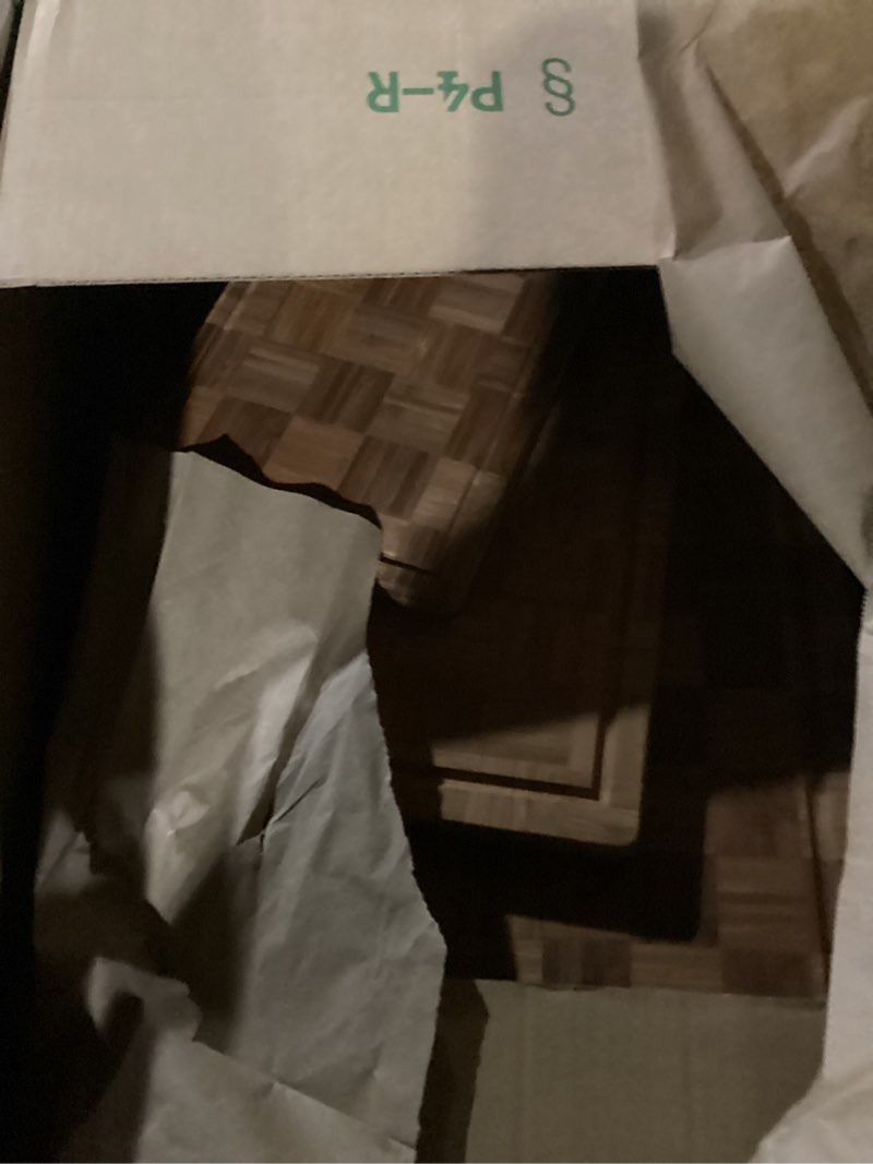 Condition photo showing Good Condition for Kikcoin Extra Large Bamboo Cutting Boards, (Set of 3) Chopping Boards with Juice Groove Bamboo Wood Cutting Board Set Butcher Block for Kitchen, End Grain Serving Tray XLarge-17"L x 12"W