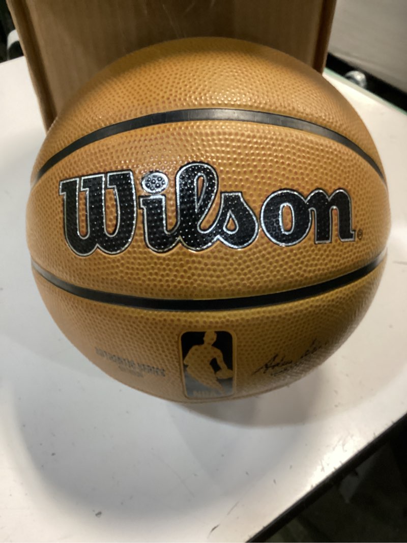 Condition photo showing Good Condition for wilson nba official game ball 