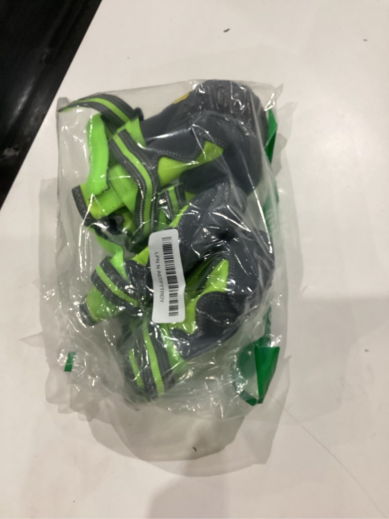 Condition photo showing Good Condition for CovertSafe& Dog Boots for Dogs Non-Slip, Waterproof Dog Booties for Outdoor, Dog Shoes for Medium to Large Dogs 4Pcs with Rugged Sole Grey-Green Size 8: ?3.3''x2.9'')(L*W) for 75-95 lbs Green