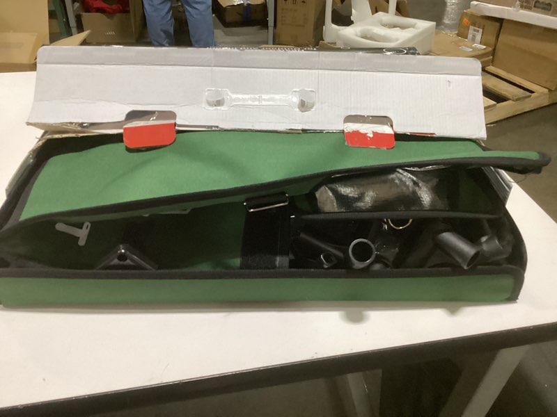 Condition photo showing Good Condition for Outdoor Cat House, Waterproof Heated Elevated Cat House for Outside with a Heating Pad, Protect Stray Animal from Rain Snow Hailstone Easy Assembly (Green, Large-21.65 * 13.77 * 18.7) Green L-21.65*13.77*18.7