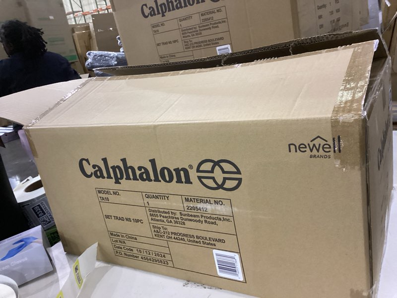 Condition photo showing New/Like New for Calphalon® Hard-Anodized Nonstick 10-Piece Cookware Set NEW 10-Piece Set