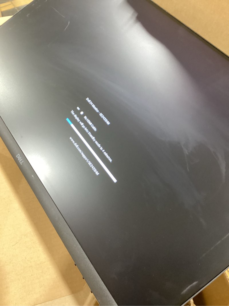 Condition photo showing Good Condition for Dell 24 Monitor - SE2425HM - 23.8-inch Full HD (1920x1080) 16:9 100Hz Display, IPS Panel, 16.70 Million Colors, Anti-Glare, 1 HDMI / 1 VGA Port, TÜV Rheinland 3-Star*, Comfortview Plus - Black 24 Inches SE2425HM Comfortview Plus