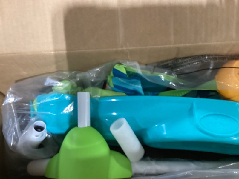 Condition photo showing New/Like New for Bright Starts Disney Baby Finding Nemo Sea of Activities Baby Activity Center Jumper with Interactive Toys, Lights, Songs & Sounds, 6-12 Months (Blue)
