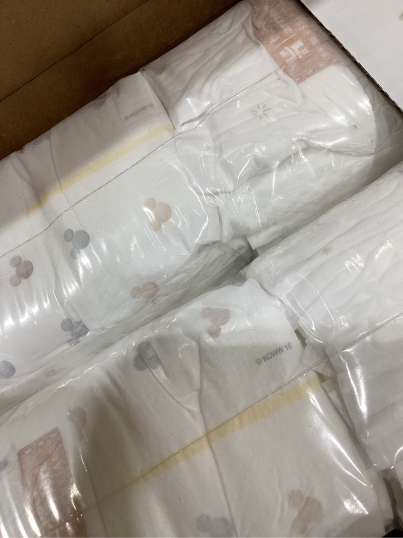 Condition photo showing New/Like New for Huggies Size 1 Diapers, Skin Essentials Baby Diapers, Size 1 (8-14 lbs), 84 Count, Packaging May Vary Size 1 84