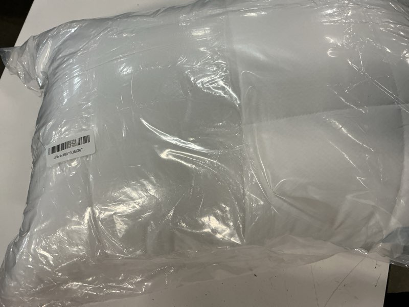 Condition photo showing New/Like New for nuzzle cooling adjustable pillow for side sleepers, luxury standard size bed pillow hotel collection - best adjust height soft firm pillow for back, stomach or side sleepers - home gifts