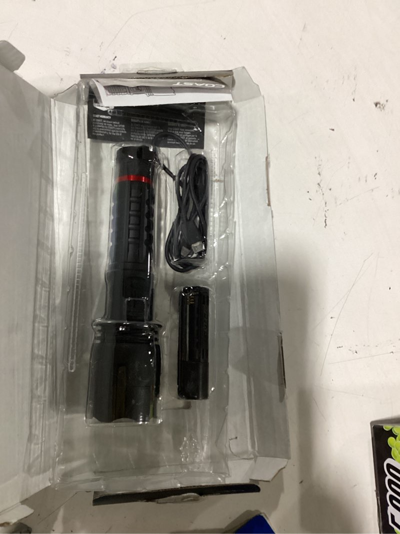 Condition photo showing New/Like New for coast xp20r rechargeable led flashlight with 4000 lumens dual power usb-c and long-range beam