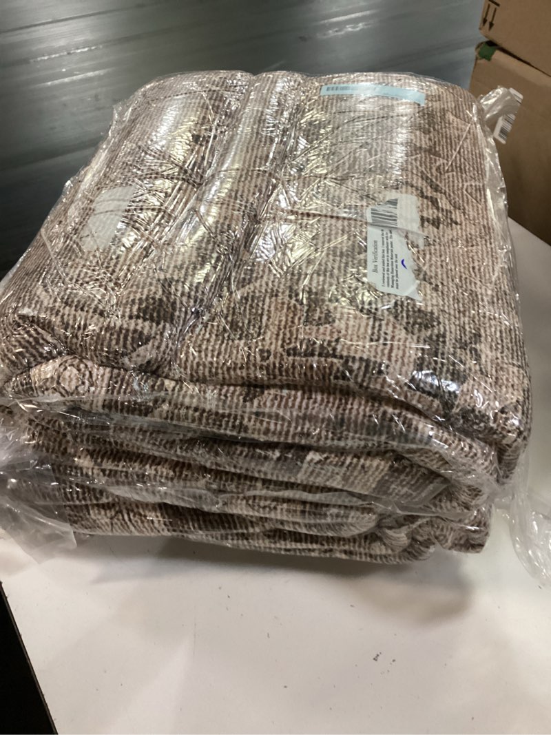 Condition photo showing New/Like New for brown area rugs washable large 