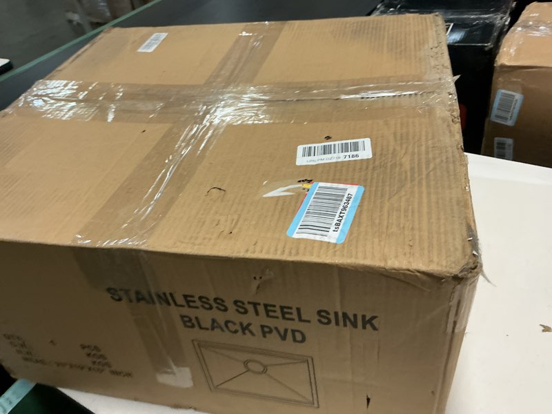 Condition photo showing New/Like New for 21 inch undermount bar sink workstation-ianomla 21x19 stainless steel bar sink undermount kitchen sinks outdoor 16 gauge single bowl rv sinks with cutting board 21 x 19 x 10 stainless steel