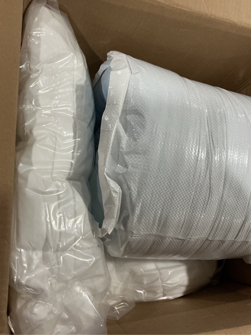 Condition photo showing Good Condition for sleep innovations dual layer 4 inch memory foam mattress topper, queen size, ultra soft support, 3 inch cooling gel memory foam plus 1 inch fluffy pillow top cover queen plush support topper