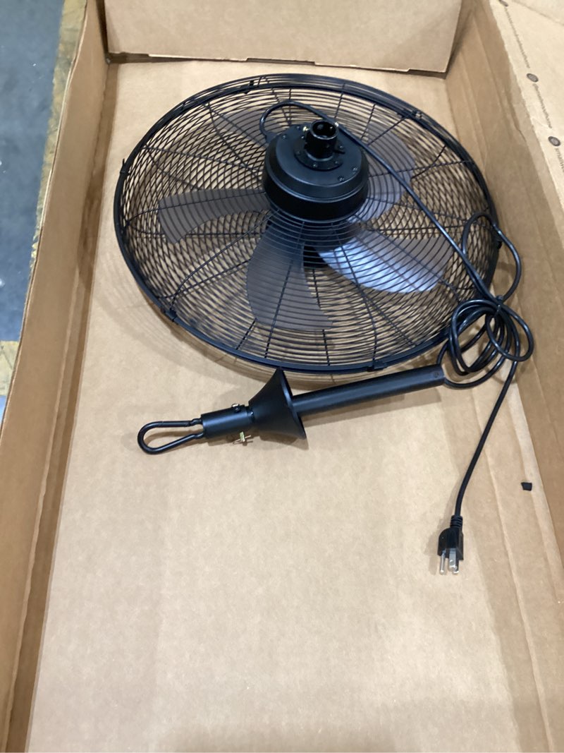 Condition photo showing Good Condition for addlon outdoor fans for patios, 20 inch ip65 waterproof gazebo fan remote&app control, 6 speeds, quiet, dc motor, plug in ceiling fan with hook hanging caged fan for pergola porch canopy backyard 20 inch no light