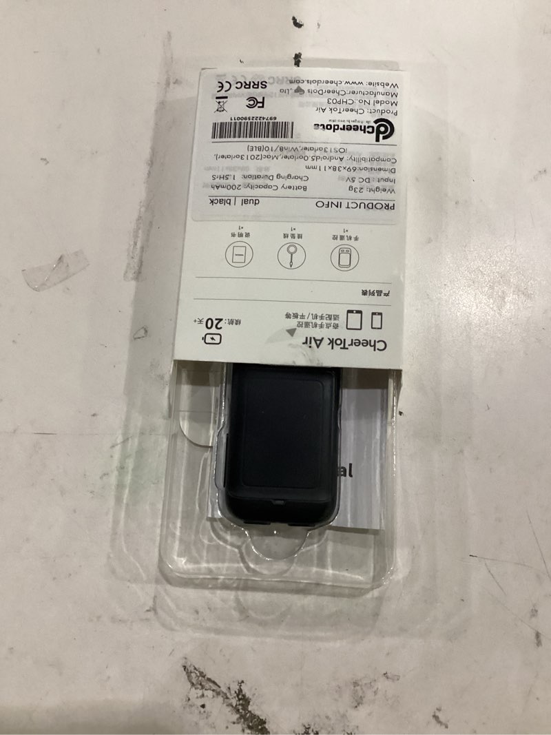 Condition photo showing Good Condition for cheertok air - tiktok scrolling remote control, page turner for ebook kindle, bluetooth wireless camera video recording remote for iphone, ipad, android, cell phones, smartphones and tablets black dual button