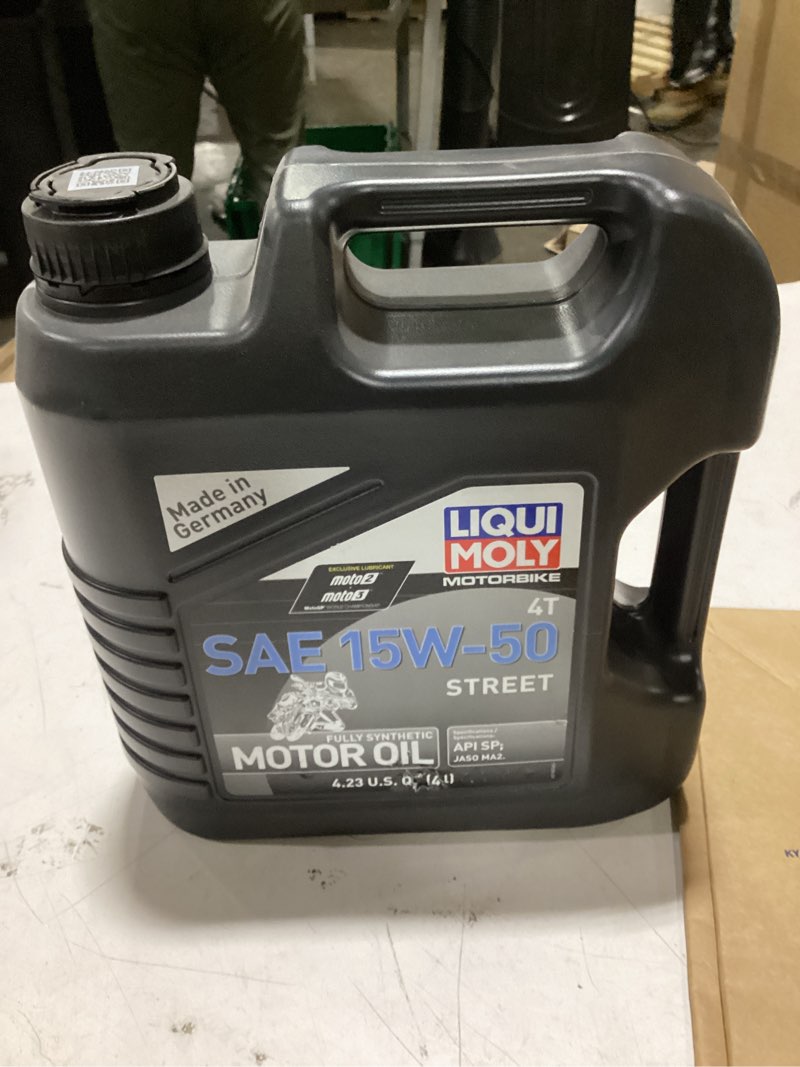 Condition photo showing Good Condition for liqui moly motorbike 4t sae 15w-50 street | full synthetic motor oil | 4 liter | sku: 20060