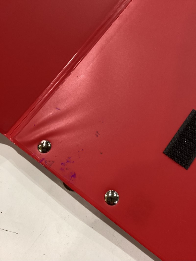 Condition photo showing As Is for Tapp Collections Foldable Bingo Card Mat - Red