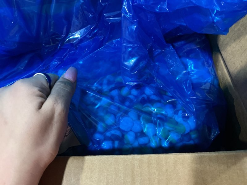 Condition photo showing As Is for production date 6/25/2024 yumtastic freeze dried candy 32oz jar original candy crunchy crispy snack freeze dried mixed fruit flavor rainbow bites