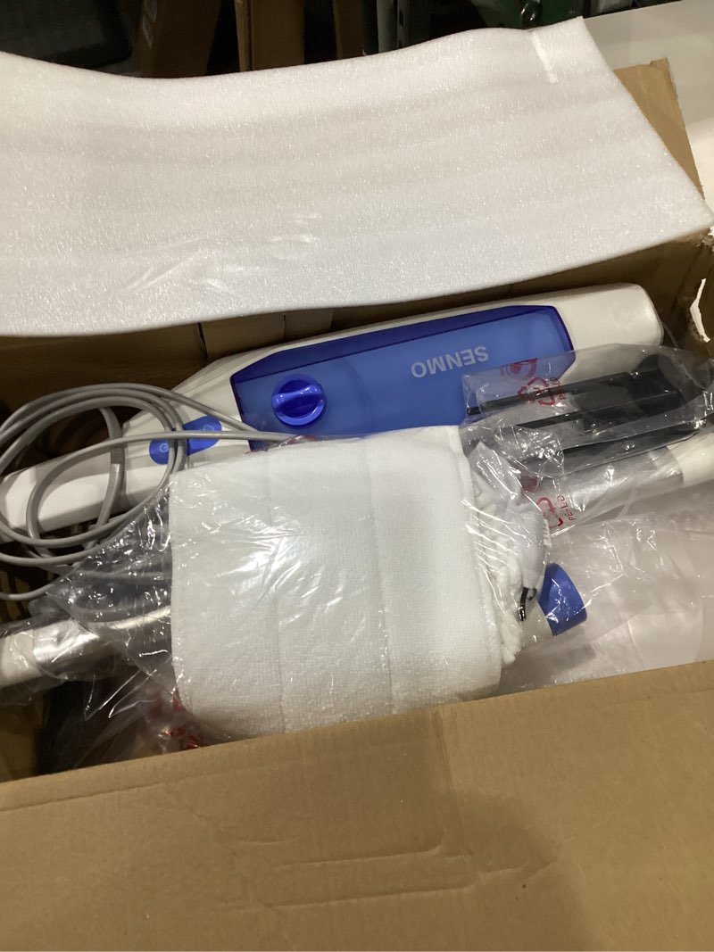 Condition photo showing Good Condition for senmo steam mop, 14-in-1 detachable steam cleaner for home and floor, 1300w 228°f deep cleaning multipurpose floor steamer with 14 attachments for hardwood floors, tile, grout, furniture, carpet, wall