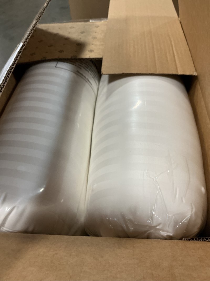 Condition photo showing Good Condition for Beckham Hotel Collection Bed Pillows Standard/Queen Size Set of 2 - Original Soft Down Alternative Pillow for Sleeping - Soft Support for Back, Stomach or Side Sleepers Queen / Standard White