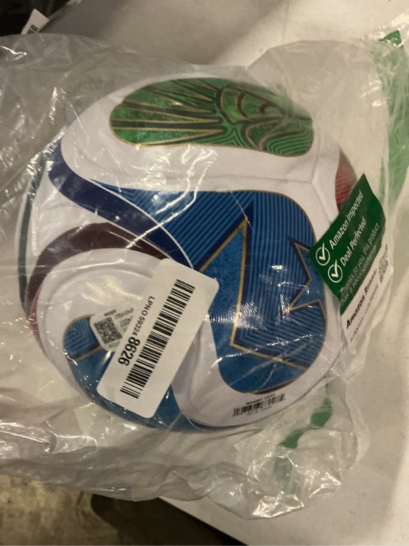 Adidas Unisex-Adult World Cup League Soccer Ball, White/Team Royal Blue/Solar Blue/Power Red, 4