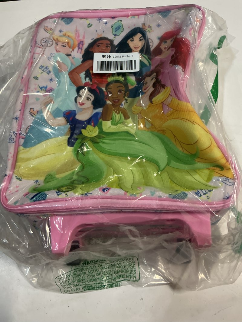Condition photo showing Good Condition for Disney Princess Group Shot & Icons 14" Youth Pink Pilot Case Disney Group Shot & Icons