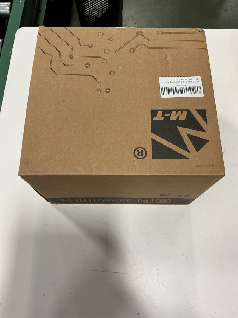Condition photo showing New/Like New for M-T 2 in 1 Hot Air Rework & Soldering Station, 760W High Power, Digital LED Display, 3 Preset Temps, Smart Sleep Mode, °F/°C, Temp Correction, SMD Rework for PCB Repair, Electronics, DIY