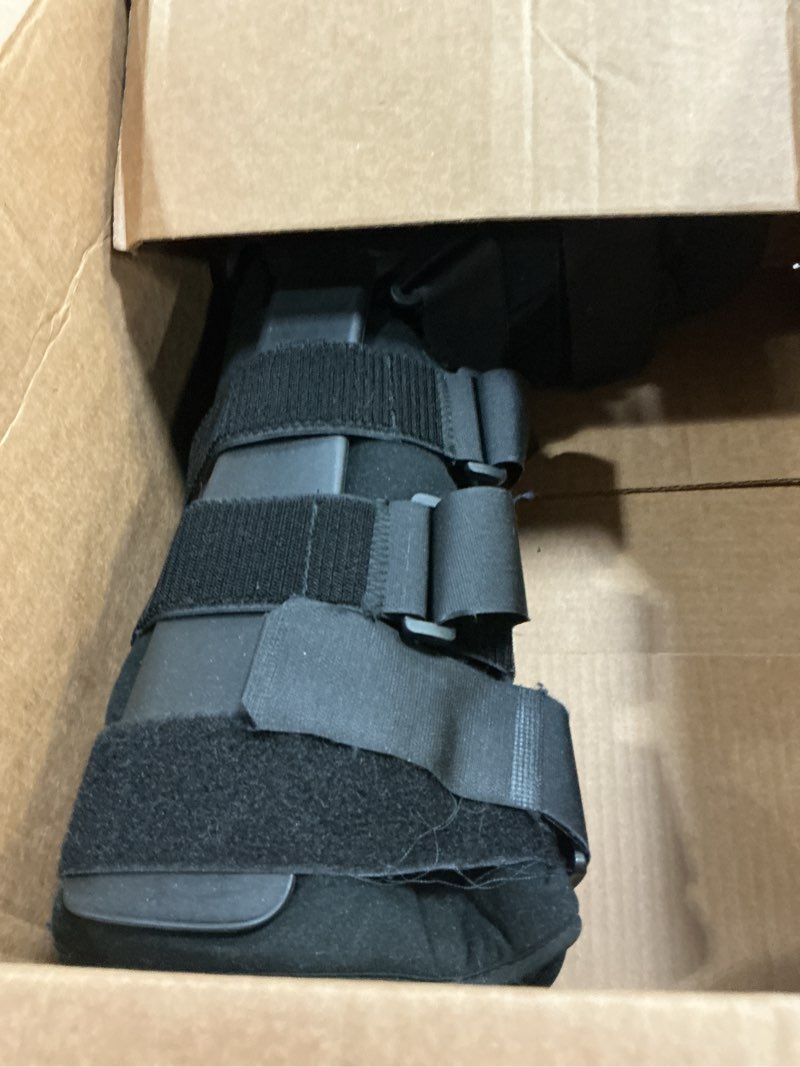 Condition photo showing As Is for united ortho air cam walker fracture boot, medium, black medium (pack of 1) black