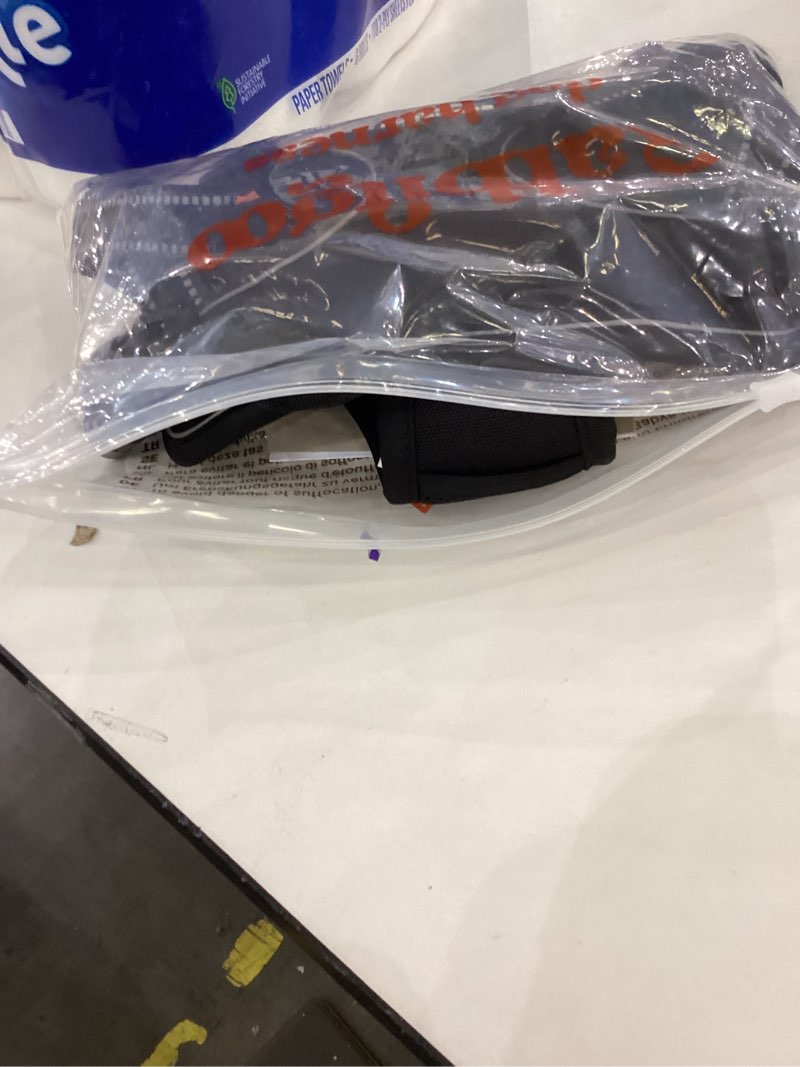 Condition photo showing As Is for rabbitgoo Dog Harness No Pull with 2 Leash Clips, Adjustable Soft Padded, Reflective Oxford No Choke Pet Vest with Easy Control Handle for Large Dogs, Black, XL X-Large Black