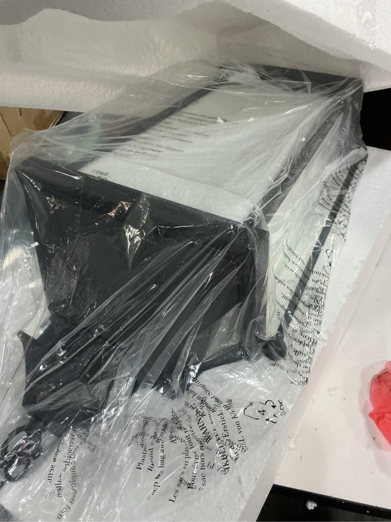 Condition photo showing Good Condition for zeyu 14 inch outdoor hanging light, exterior hanging porch light for patio backyard, die-cast aluminum with seeded glass, black finish, zw105h bk small